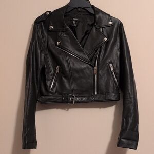 Forever 21 Faux Leather Moto Jacket